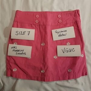 Gymboree girls size 7 pink skirt